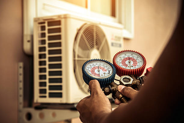 Professional Hvac Installation technician working in Wendover, UT